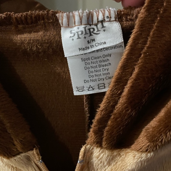 Spirit Brown Monkey Jumpsuit Costume - Picture 3 of 3